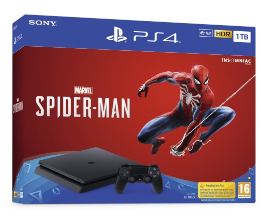 Sony PS4 SLIM 1TB + Marvel`s Spider-Man