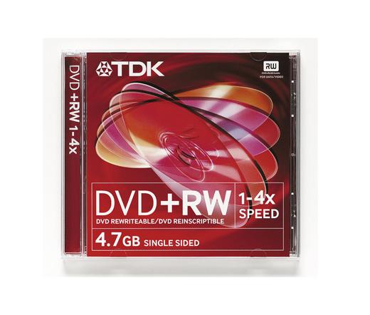 TDK DVD+RW 4.7GB 4x Normál tok