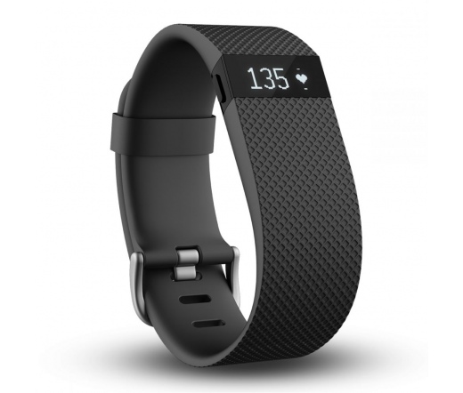 Fitbit Charge HR Black Large fekete