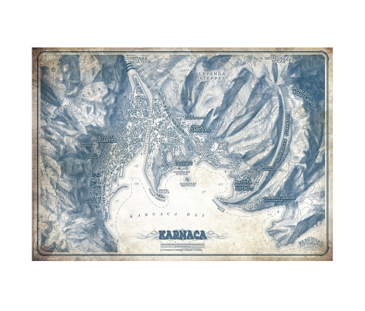 Dishonored 2 Poster "Karnaca Map"