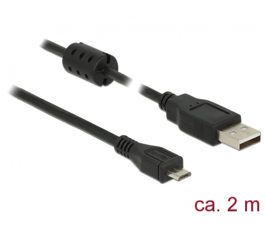 Delock USB 2.0 Type-A > USB 2.0 Micro-B 2 m