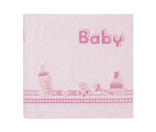 ZEP Bebe pink  24x24 20 Pages Babyalbum