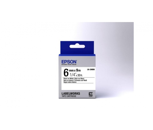 EPSON Label Cartridge Standard LK-2WBN Black/White
