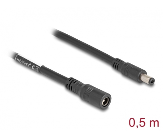 DELOCK Cable DC Extension 5.5 x 2.1mm male > fema