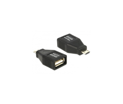 Delock USB Micro B apa > USB 2.0 anya OTG burkolt