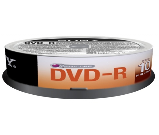 DVD-R LEMEZ SONY 10PK 4.7GB 16x henger