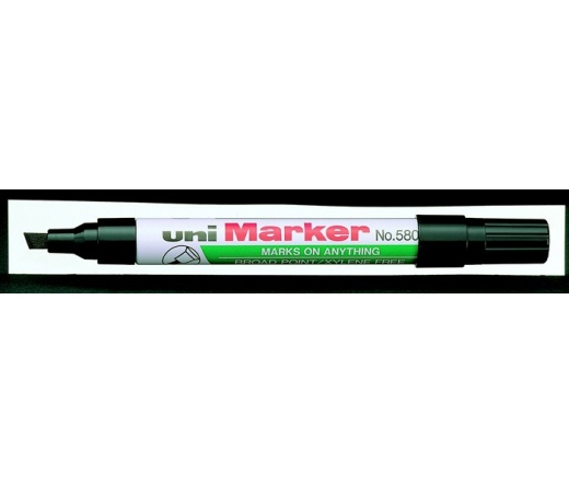 Uni Alkoholos marker, 1-5 mm, vágott, fekete