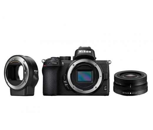 Nikon Z50 + 16-50 VR + FTZ adapter kit