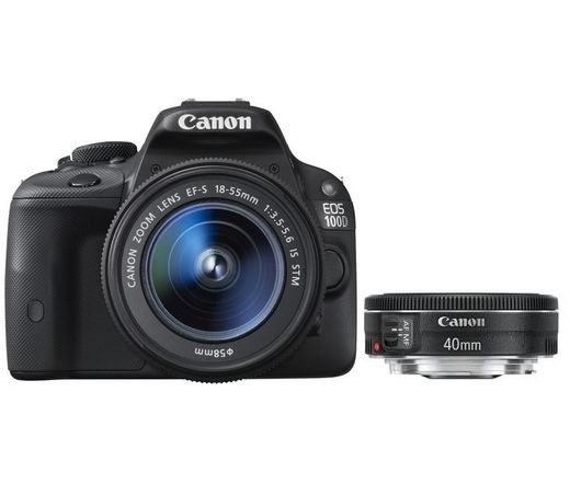 Canon EOS 100D + 18-55mm IS STM + 40mm STM kit