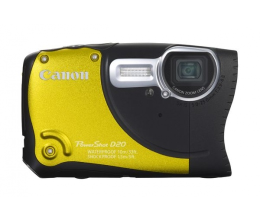 Canon PowerShot D20 Adventure Kit Sárga