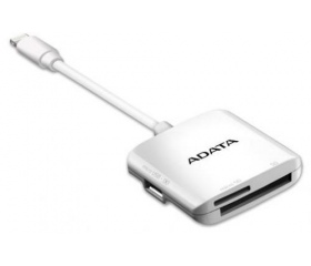 ADATA SD / mSD Reader - Lightning Connector (White