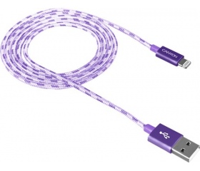 Canyon USB 2.0 A / Lightning fonott 1m lila