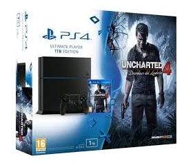 PS4 PlayStation 4 1TB konzol + Uncharted 4: A Thie