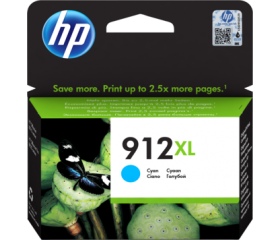 HP 912XL nagy kapacitású ciánkék