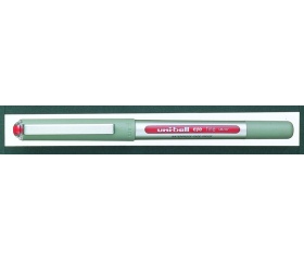 Rollertoll, 0,3 mm, kupakos, UNI "UB-157", piros 