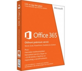 MS Office 365 Home Premium 5 gép 1 év (csak kód)