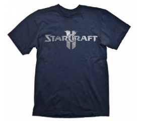 Starcraft 2 T-Shirt "Starcraft Logo Silver", XL