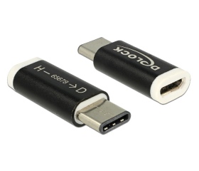 Delock USB 2.0 Micro-B anya > USB Type C apa