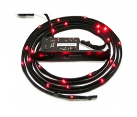 Nzxt CB-LED20-RD 24x Piros LED Sleeve - 2m