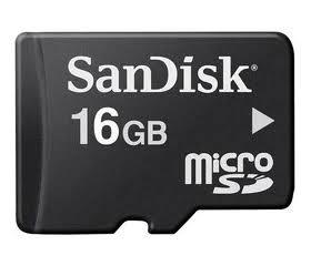 SanDisk Micro SDHC 16 GB csak kártya