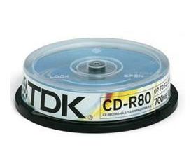 TDK CD-R80 52x 10db/Henger