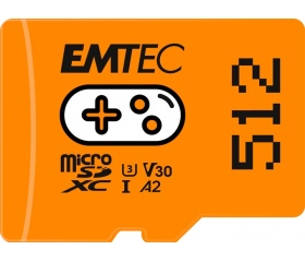 Emtec microSDXC UHS-I U3 V30 A1/A2 Gaming 512GB