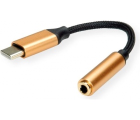 Roline USB Type-C - 3,5mm arany audio adapter