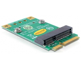 Delock Converter Mini PCI Express half-size > full