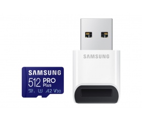 Samsung Pro Plus 2021 microSDXC 512GB + olvasó