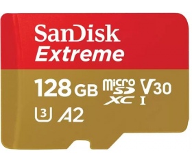 SanDisk Extreme microSDXC A2 V30 UHS-I 128GB