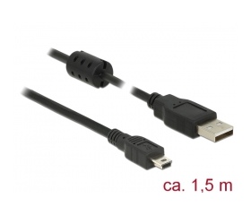 Delock USB 2.0 Type-A male > USB 2.0 Mini-B 