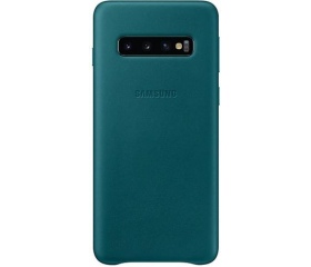 Samsung Galaxy S10 bőrtok zöld