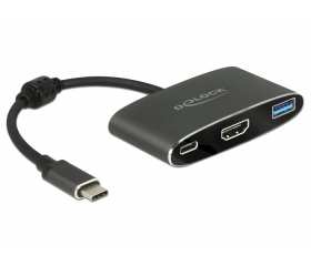Delock USB Type-C > HDMI + USB Type-A + USB Type-C