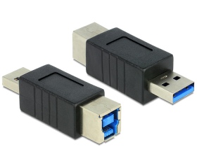 Delock Adapter USB 3.0-A apa > USB 3.0-B anya