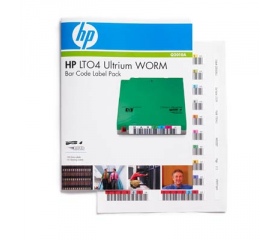 HP LTO-4 Ultrium WORM Bar Code Label Pack