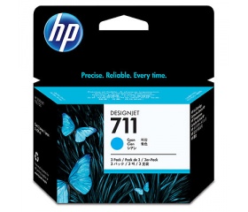 HP 711 3 darabos 29 ml-es ciánkék