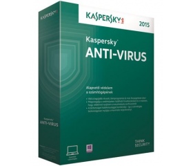 Kaspersky Anti-Virus 2015 1db licenc dobozos