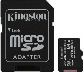 Kingston Canvas Select Plus microSDXC 64GB + ad.