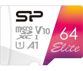 Silicon Power microSDXC Elite C10 U1 A1 V10 64GB