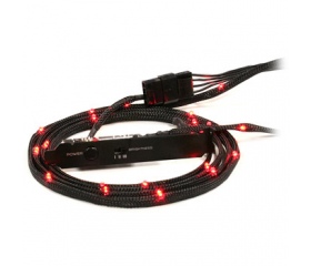 Nzxt CB-LED10-RD 12x Piros LED Sleeve - 1m