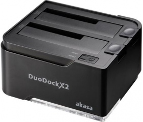 Akasa DuoDock X2 fekete