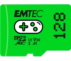 Emtec microSDXC UHS-I U3 V30 A1/A2 Gaming 128GB