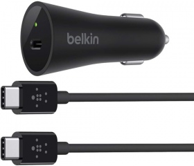 Belkin USB-C autós töltő 27W + USB-C kábel 1,2m