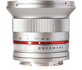 Samyang 12mm / f2.0 NCS CS (Fuji X) Ezüst