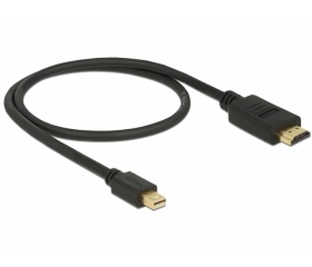 Delock mini DisplayPort 1.1 > HDMI 0,5m fekete
