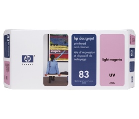 HP 83 világosbíbor UV nyomtatófej és ~tisztító