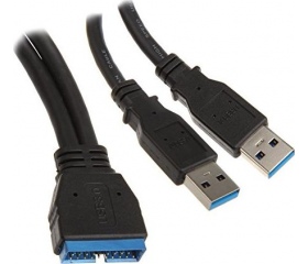 BitFenix 2db USB 3.0 külső > USB 3.0 belső 30cm