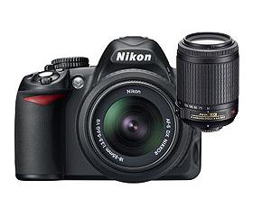 Nikon D3100 DSLR + 18-55VR + 55-200VR