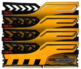 Geil Evo Forza DDR4 2400MHz CL16 Kit4 32GB sárga