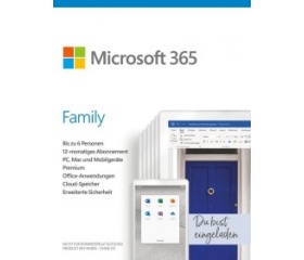 SW Microsoft 365 Family 32-bit/x64 Subscript. 1 Li